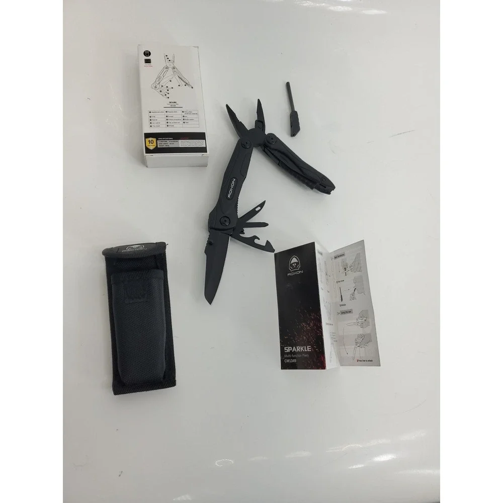 Roxon CM1349 SPARK Multitool Plier  14-in-1 Multitools Folding Plier with case
